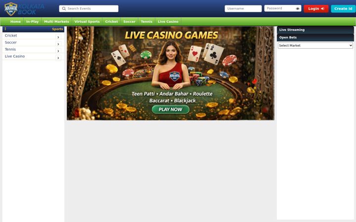 Screenshot ta' kolkatabook.in