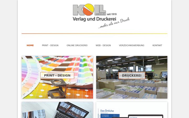 Screenshot of koll.de