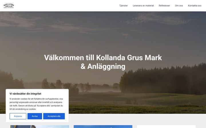 Screenshot of kollandagrus.se