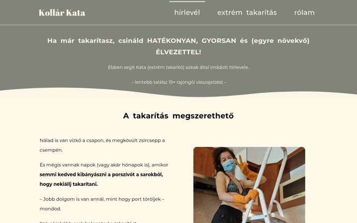 Zrzut ekranu kollarkata-takaritas.hu