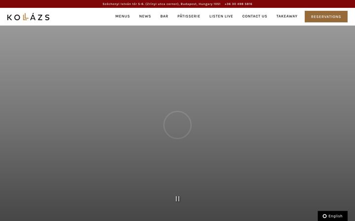Screenshot of kollazs.hu
