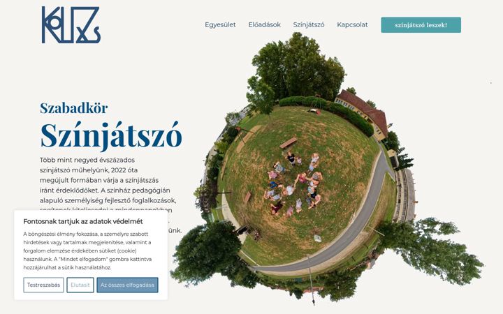 Screenshot of kollazsegyesulet.hu