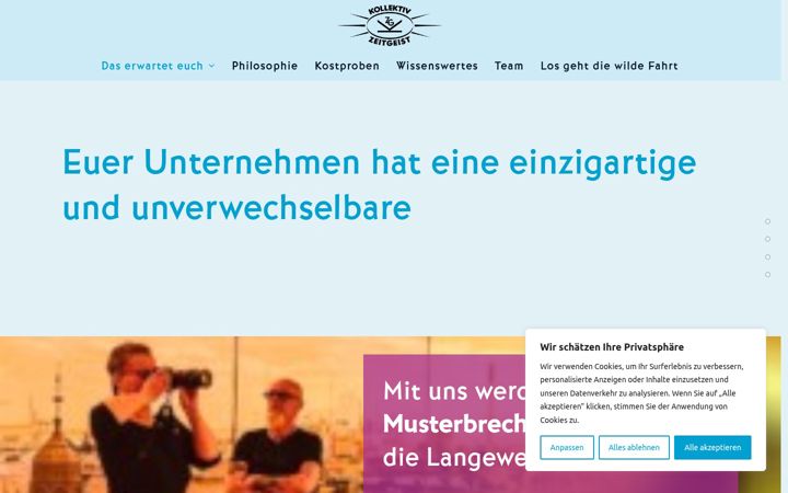 Screenshot of kollektiv-zeitgeist.de