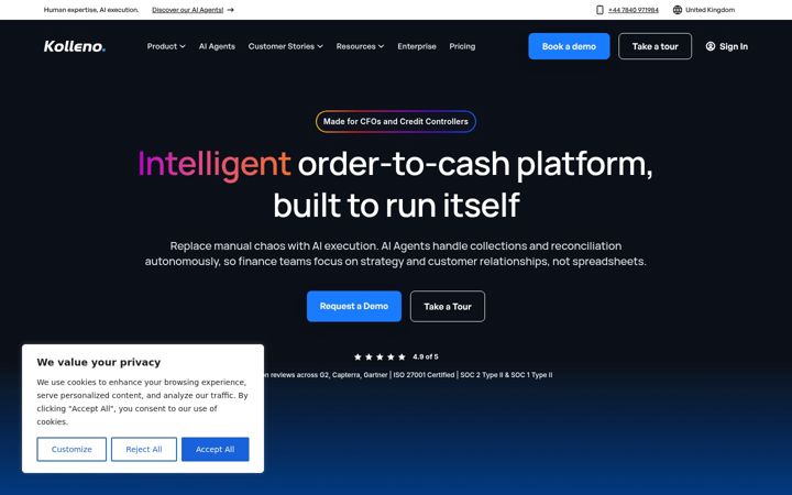 Screenshot of kolleno.com