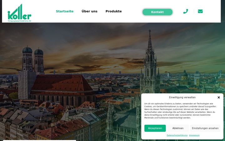 Screenshot of koller-muenchen.de