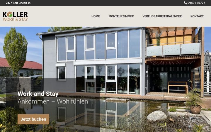 Screenshot of koller-work-stay.de