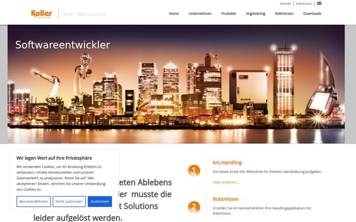 Screenshot of koller.at
