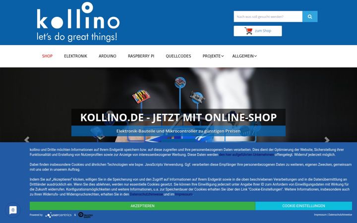 Screenshot of kollino.de