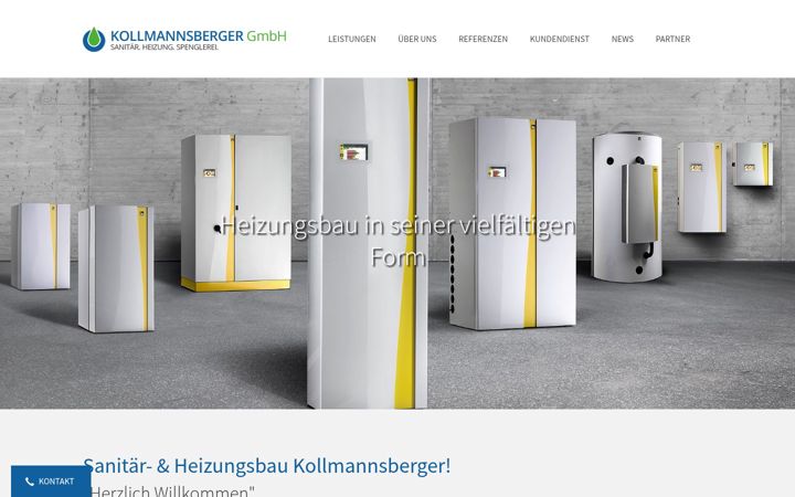 Screenshot of kollmannsberger-donaustauf.de