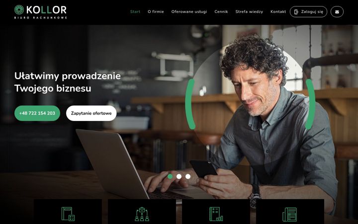 Screenshot of kollor.pl