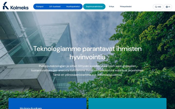 Screenshot of kolmeks.com