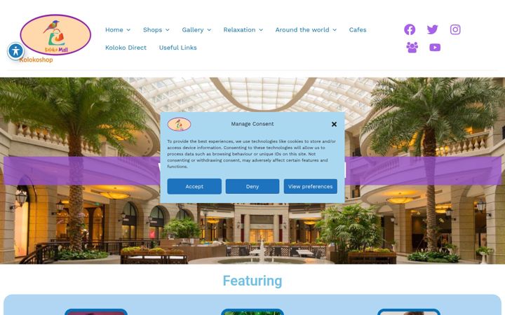 Screenshot of kolokoshop.com