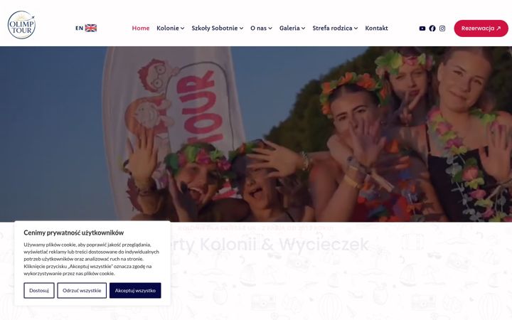 Screenshot of kolonie.co.uk