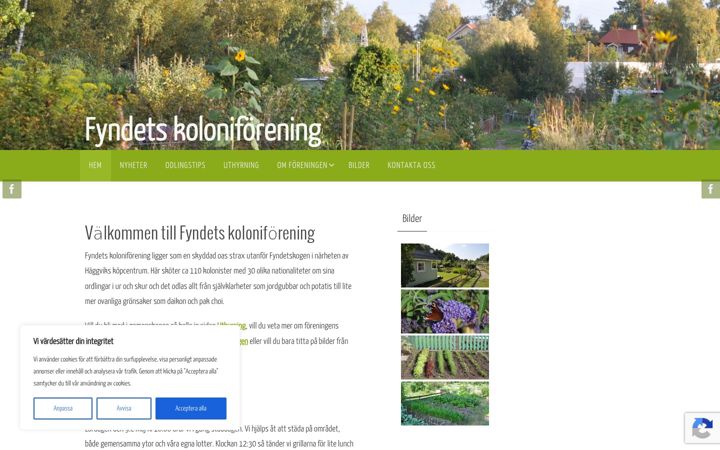 Screenshot of kolonifyndet.se
