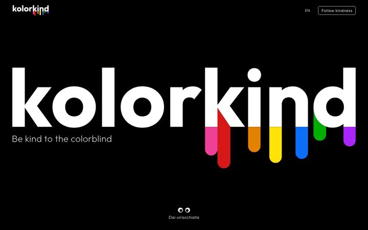 Screenshot of kolorkind.com