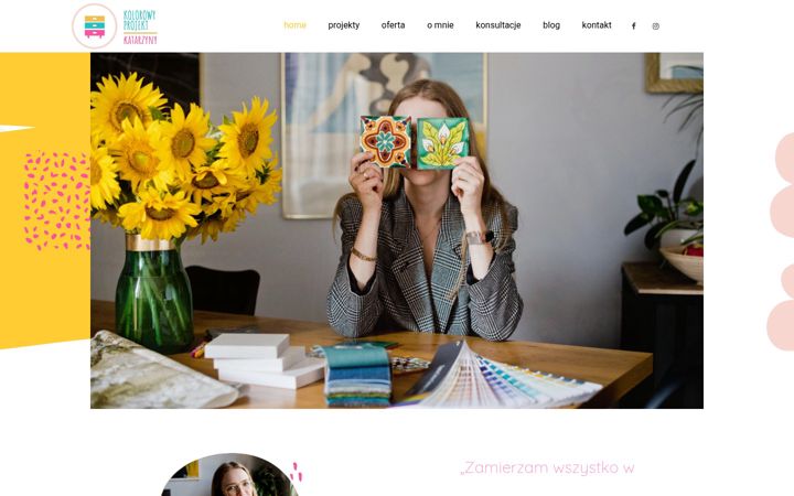 Screenshot of kolorowyprojektkatarzyny.pl