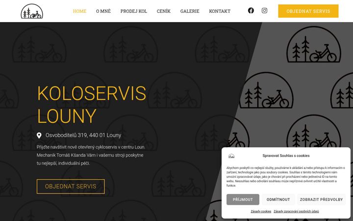 Screenshot of koloservislouny.cz