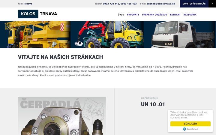 Screenshot of kolostrnava.sk