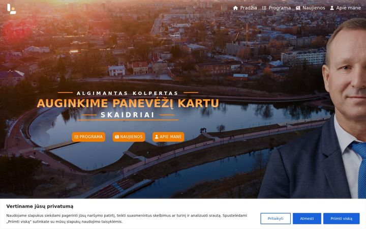 Screenshot of kolpertas.lt