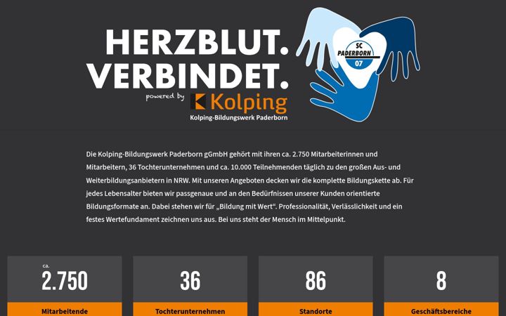 Screenshot of kolping-verbindet.de