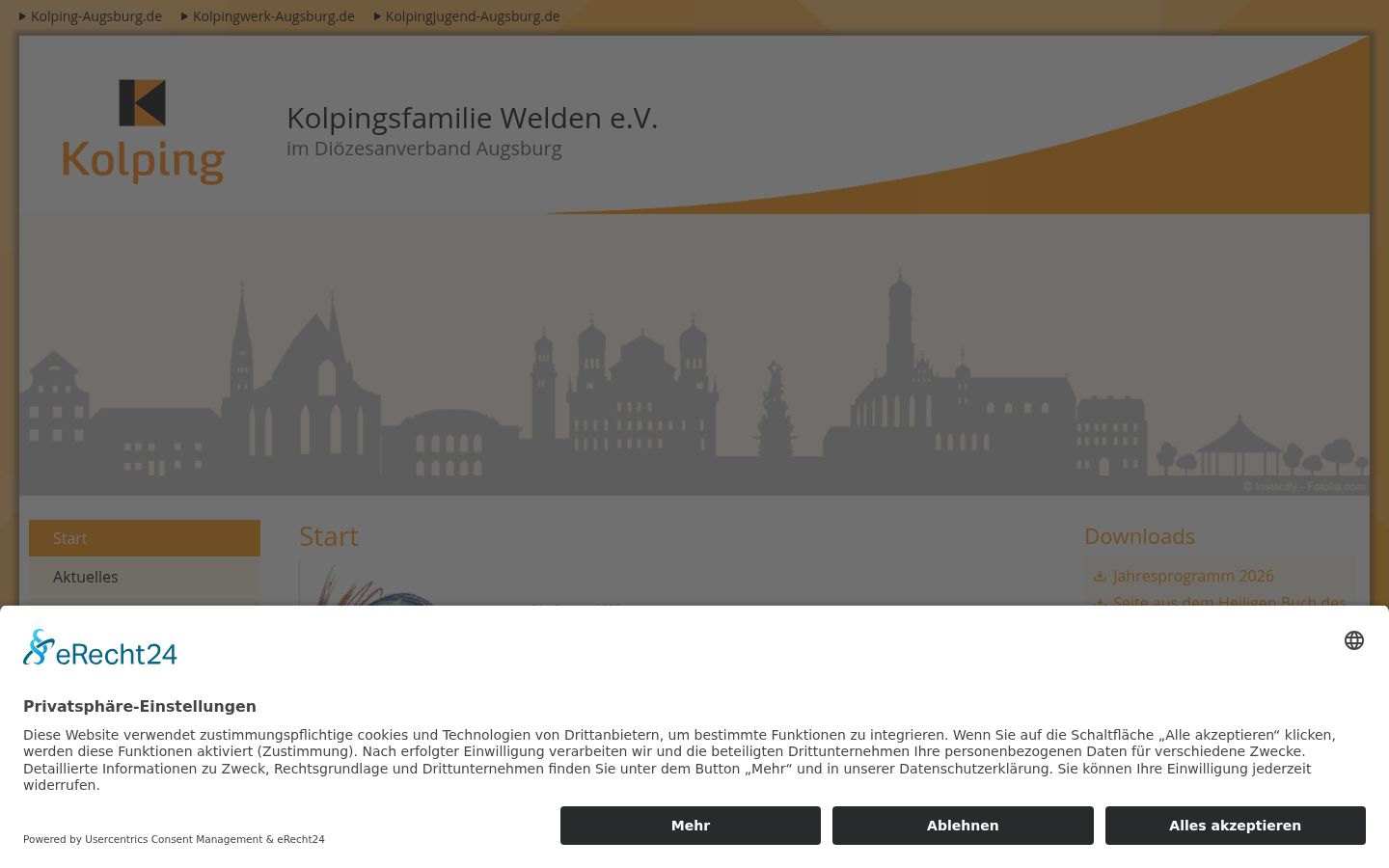 Sutikimo reklamjuostės, rodytos prieš bet kokią sąveiką, ekrano kopija