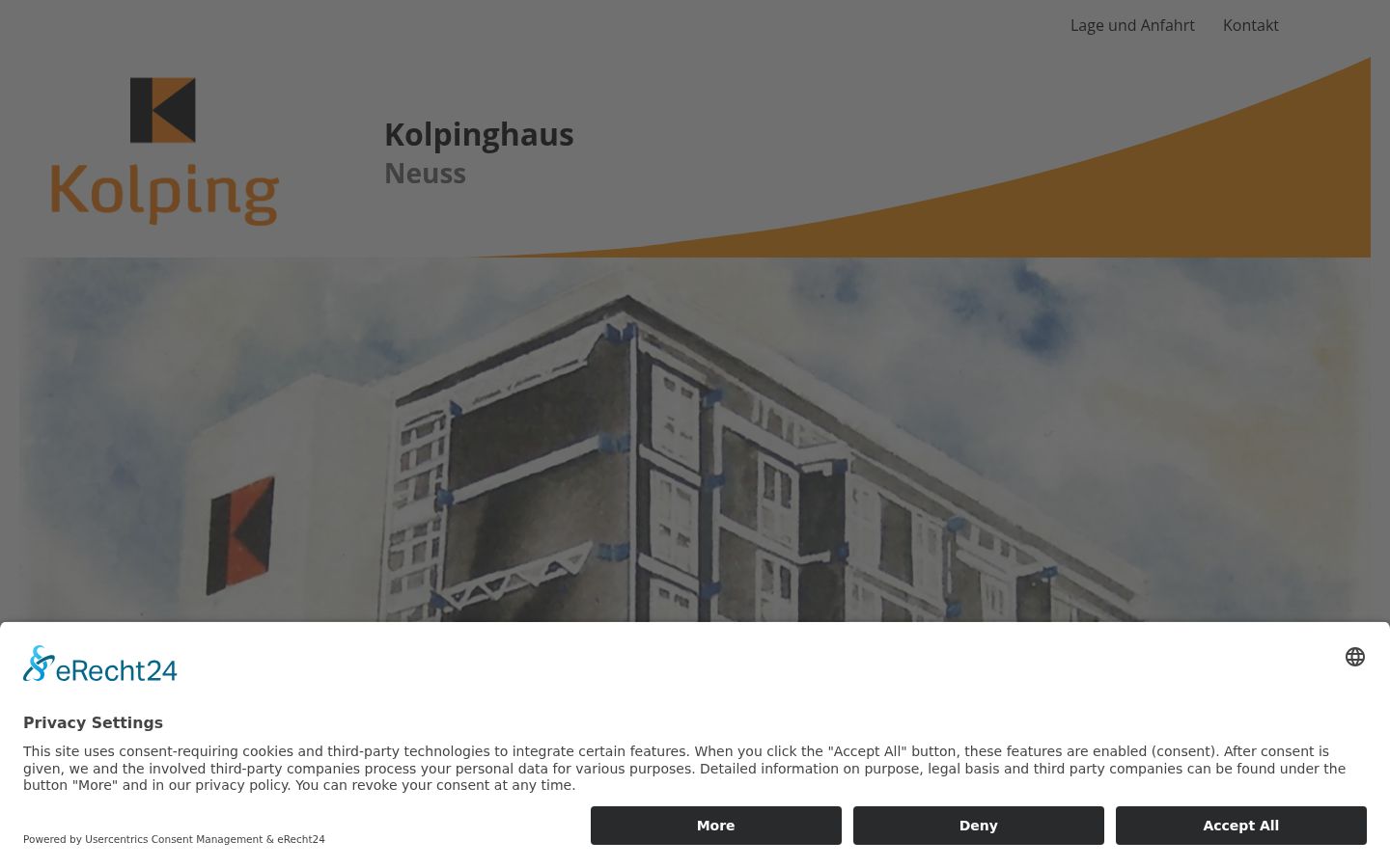 Screenshot tal-banner tal-kunsens muri qabel kwalunkwe interazzjoni