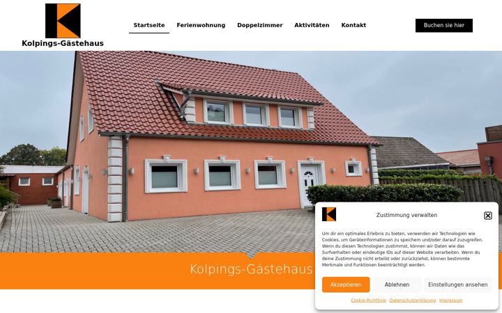 Screenshot of kolpings-gaestehaus.de