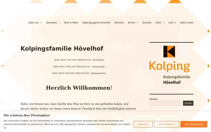 Screenshot of kolpingsfamilie-hoevelhof.de