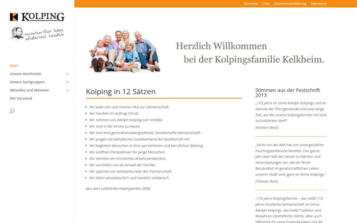 Screenshot of kolpingsfamilie-kelkheim.de