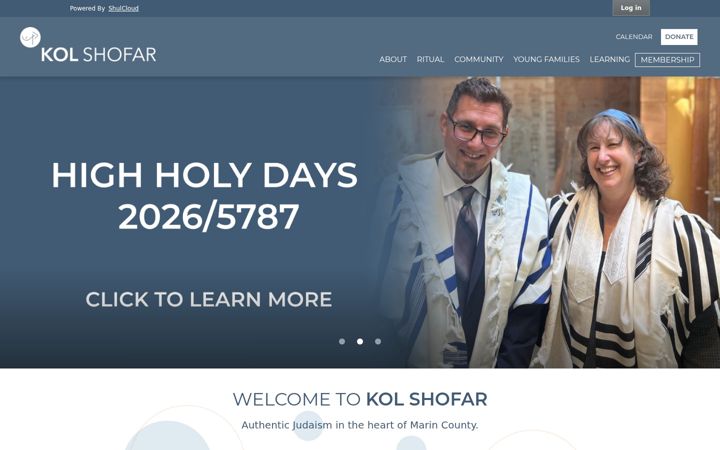 Screenshot of kolshofar.org