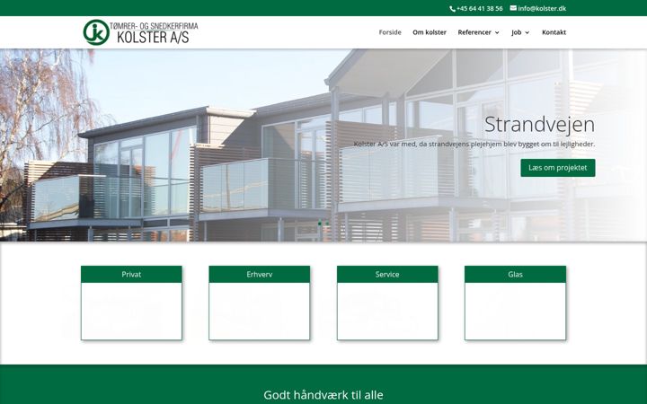 Screenshot of kolster.dk