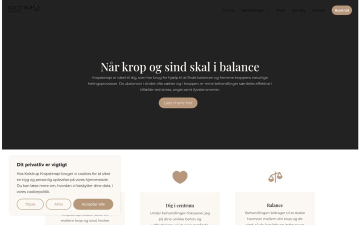 Screenshot of kolstrup-kropsterapi.dk
