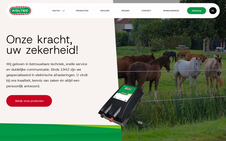 Screenshot of koltec.nl