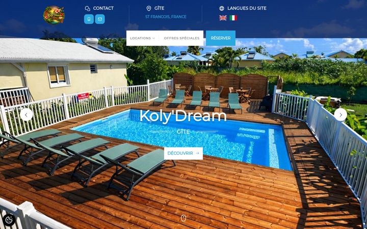 Screenshot of kolydream.com