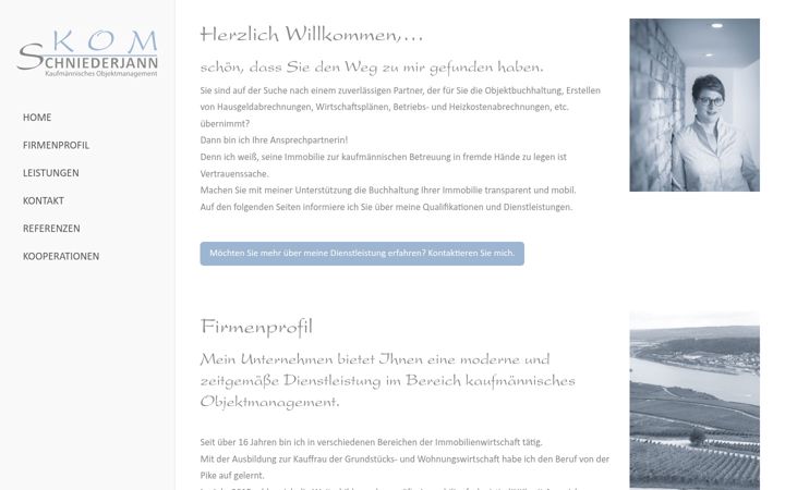 Screenshot of kom-schniederjann.de