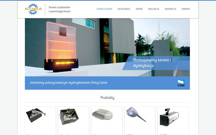 Screenshot of koma-serwis.pl