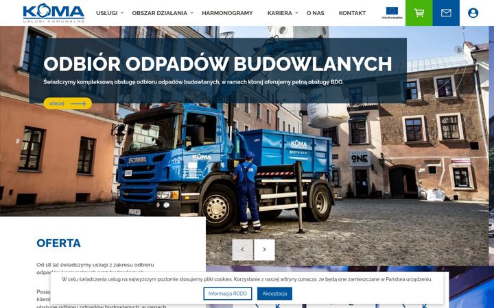Screenshot of koma.pl