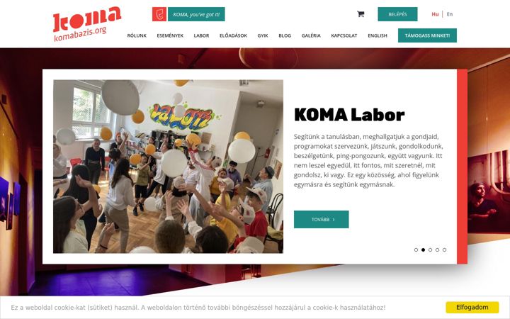 Screenshot of komabazis.org