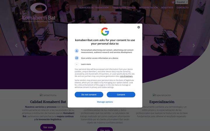 Screenshot of komaberribat.com