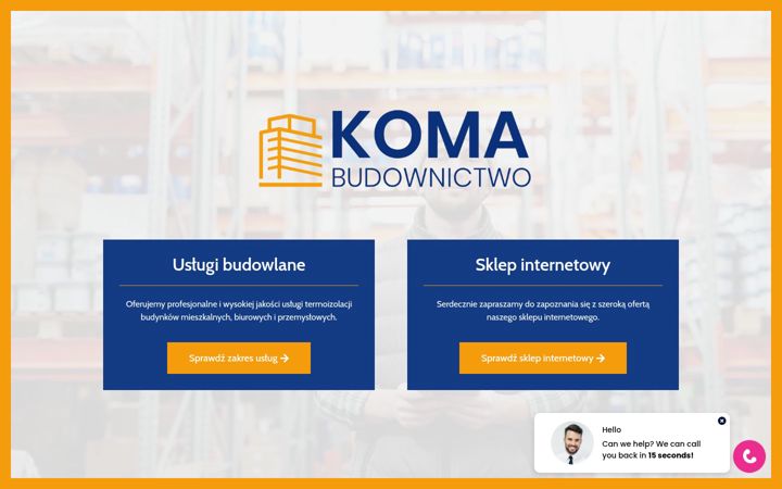 Screenshot of komabudownictwo.pl