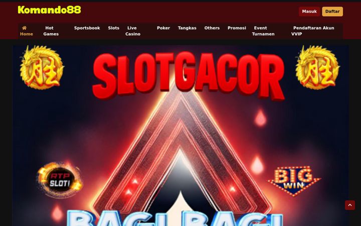 Screenshot of komando88.org