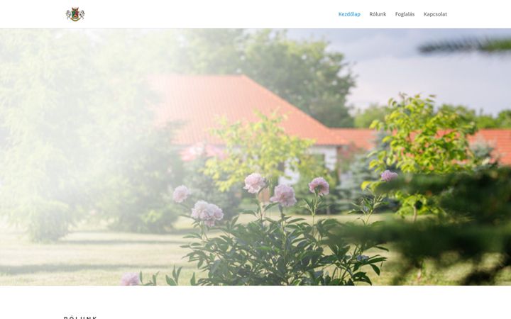 Screenshot of komavendeghaz.hu