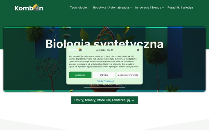 Screenshot of kombain.pl