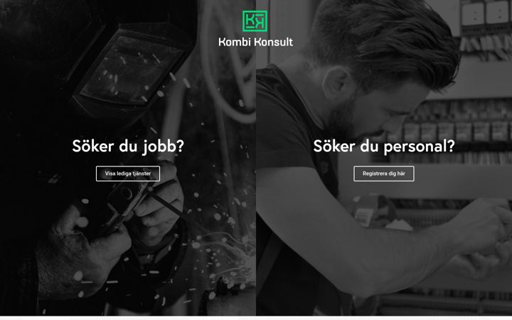 Screenshot of kombikonsult.se