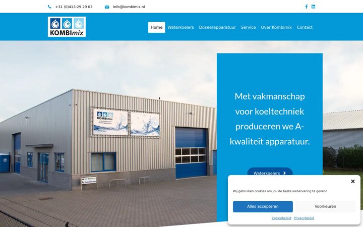 Screenshot of kombimix.com