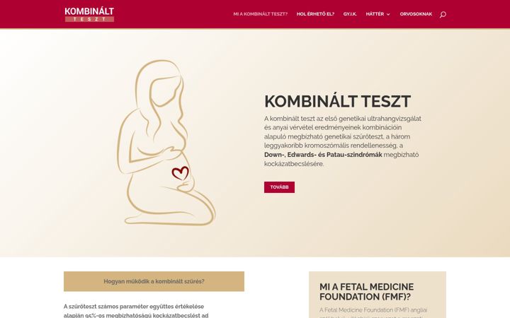 Screenshot of kombinalt-teszt.hu