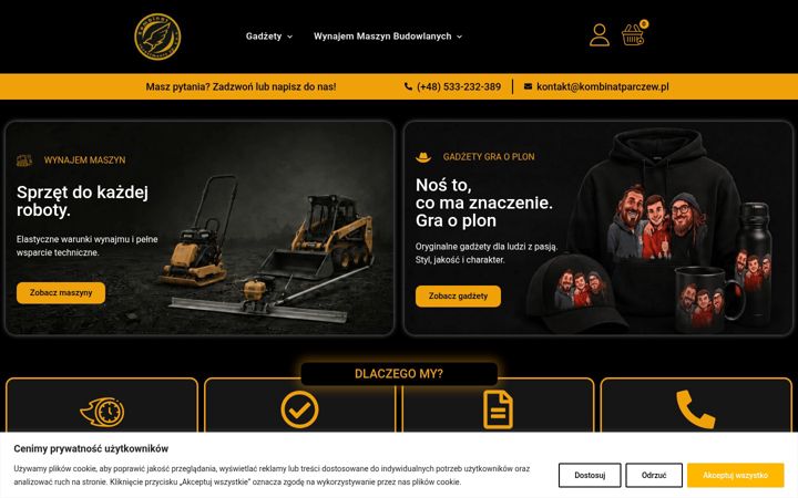 Screenshot of kombinatparczew.pl