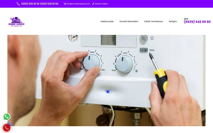 Screenshot of kombiservisiariza.com