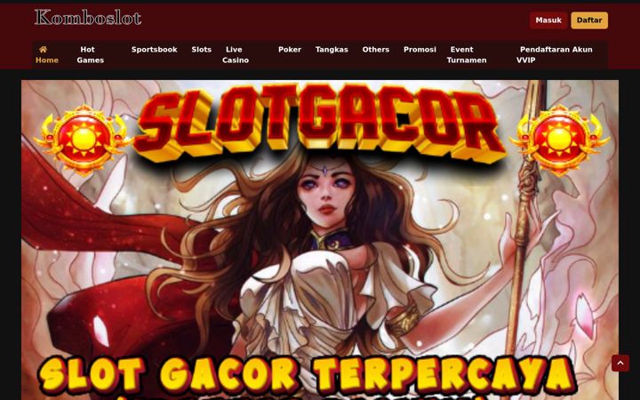 Screenshot of komboslot.com