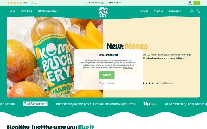 Screenshot of kombuchery.pl